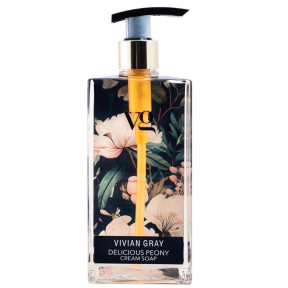 Крем-мило Vivian Gray Delicious Peony Cream Soap, 350 мл